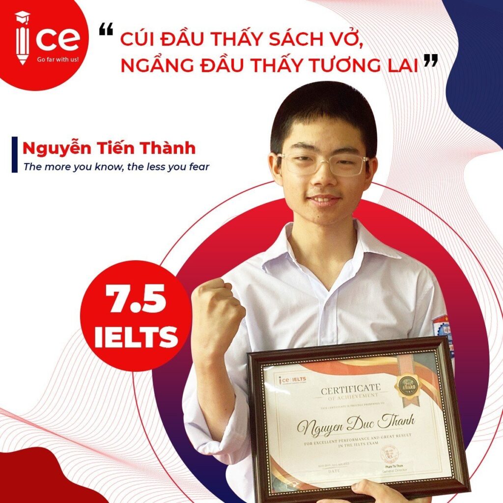 Nguyễn Tiến Thành - 7.5 IELTS